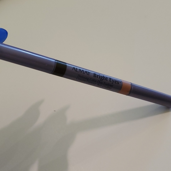 ALMAY BRIGHT EYES DUO EYELINER -BROWN & PEACH- NEW DISCONTINUED - Picture 1 of 6